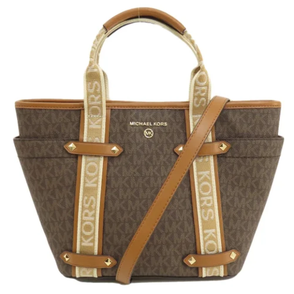 Michael Kors Pre-owned Plastic handbags Brown Dames