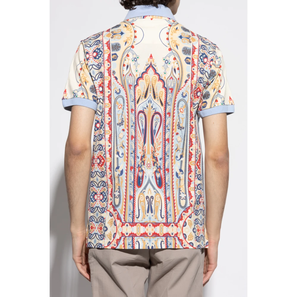 ETRO Polo met patroon in Multicolor Heren