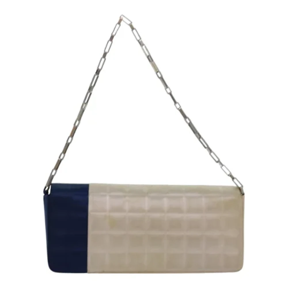 Chanel Vintage Pre-owned Canvas handbags Beige Dames