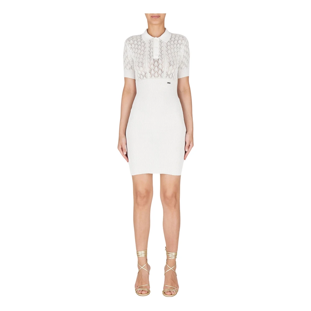 Dsquared2 Stijlvolle Jurken voor elke gelegenheid White Dames