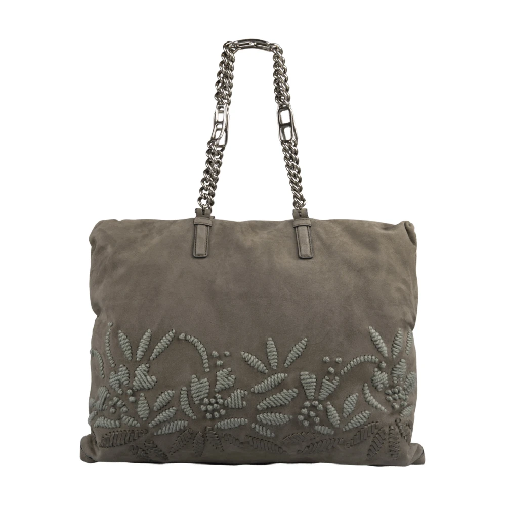 Ermanno Scervino Groene Kussen Tas van Leer Green Dames