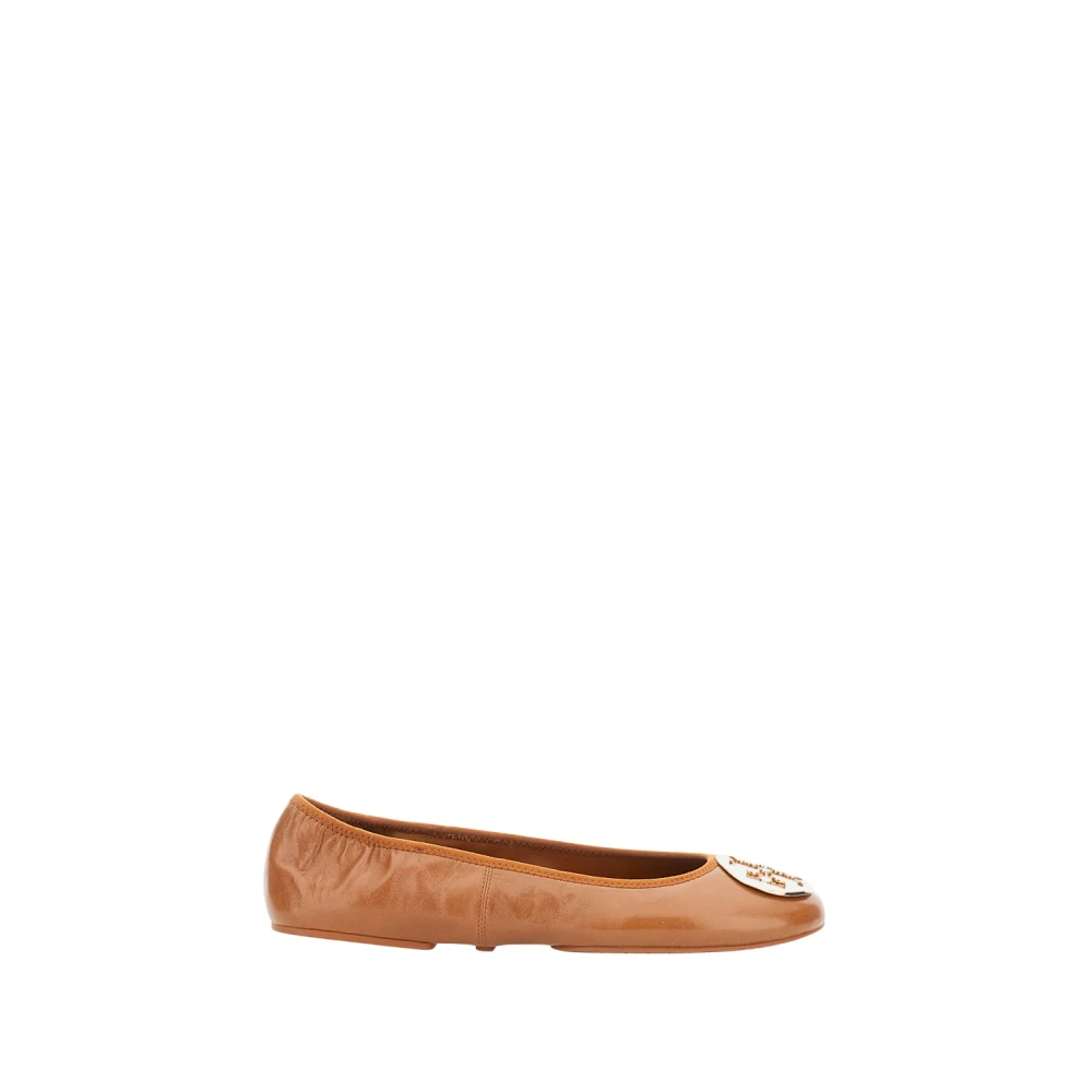 Tory Burch Women's Orange Reva Travel Ballet - Ballerina Shoes - 5 Uk - Shoes