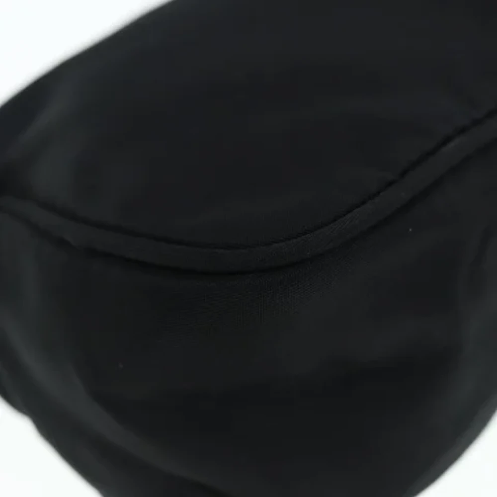 Prada Vintage Pre-owned Fabric clutches Black Dames