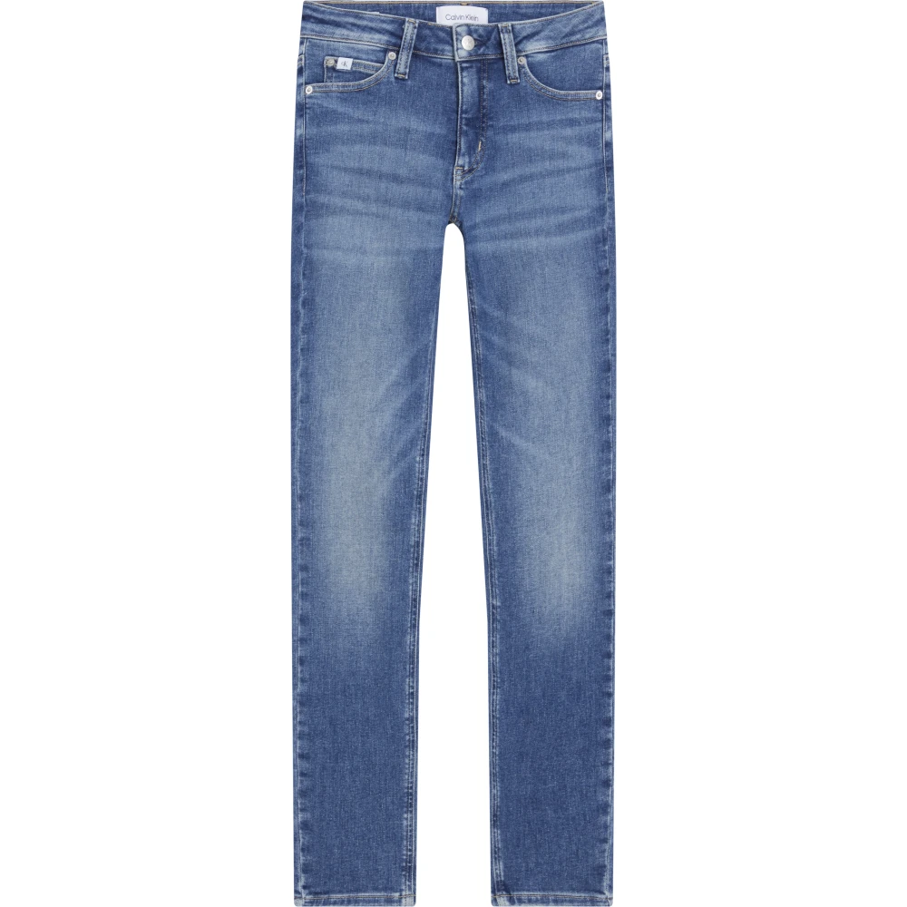 Calvin Klein Blauwe Skinny Fit Denim Jeans Blue Dames