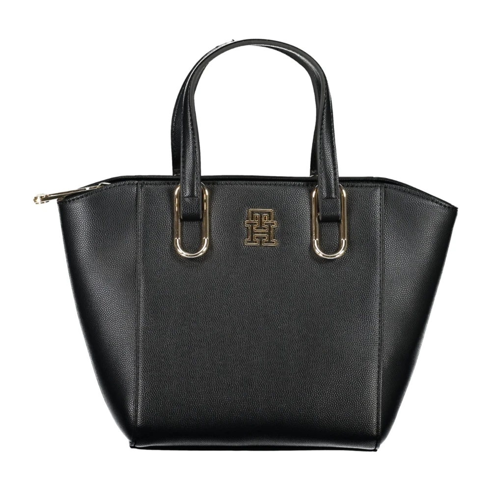 Tommy Hilfiger Zwarte Dames Tas met Verstelbare Band Black Dames