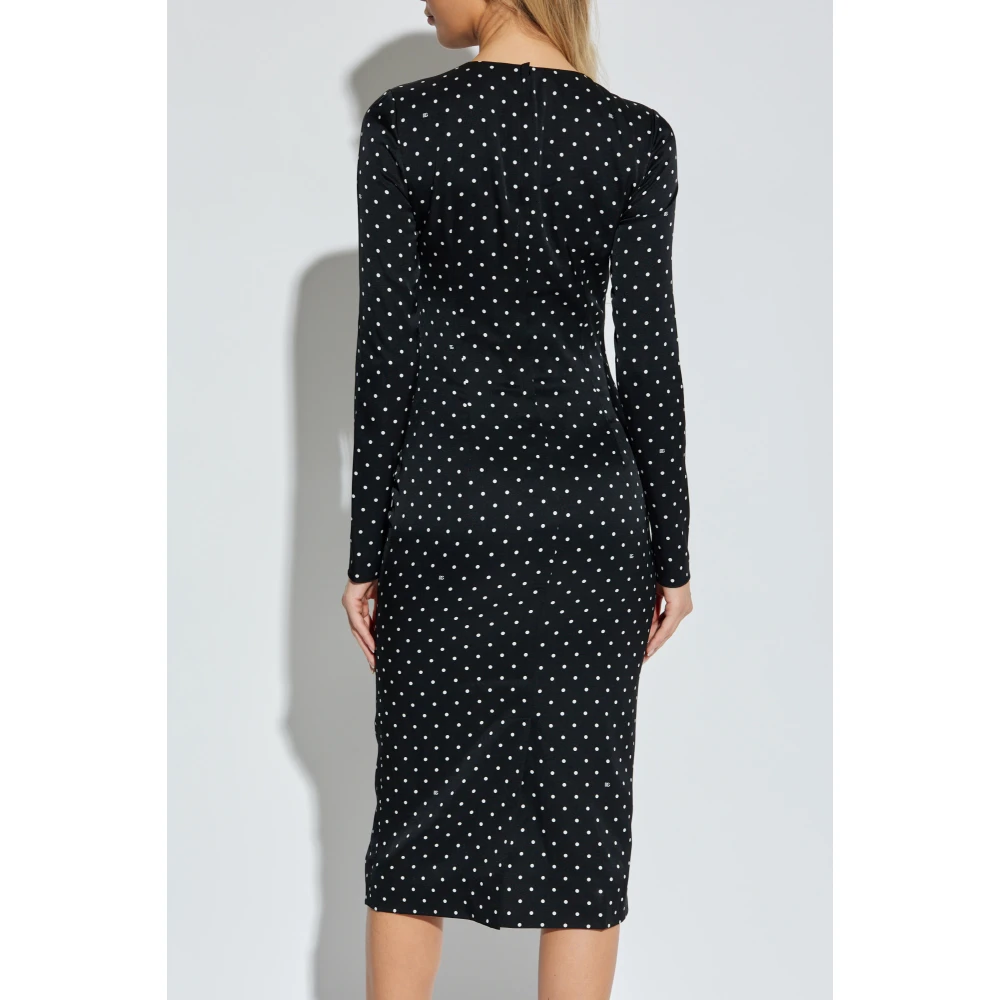 Dolce & Gabbana Zijden jurk Black Dames