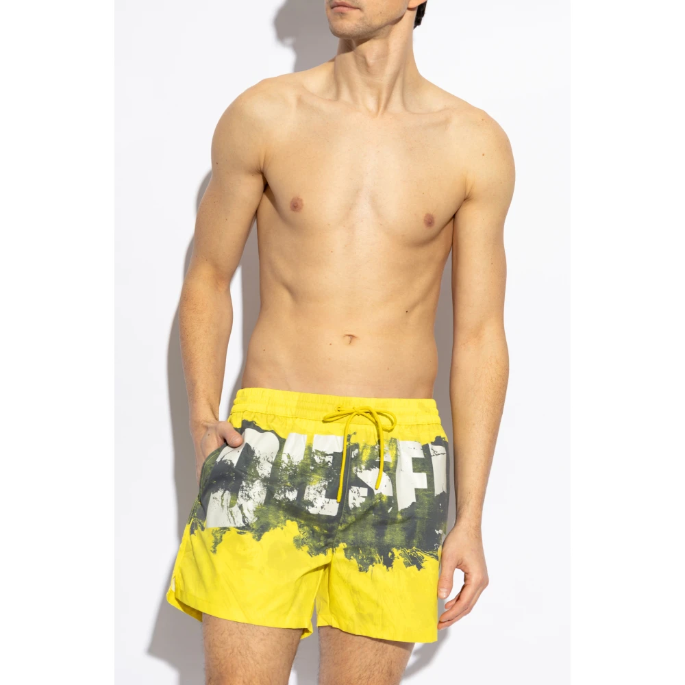 Diesel Zwembroek Ken-37-D-Pop Yellow Heren