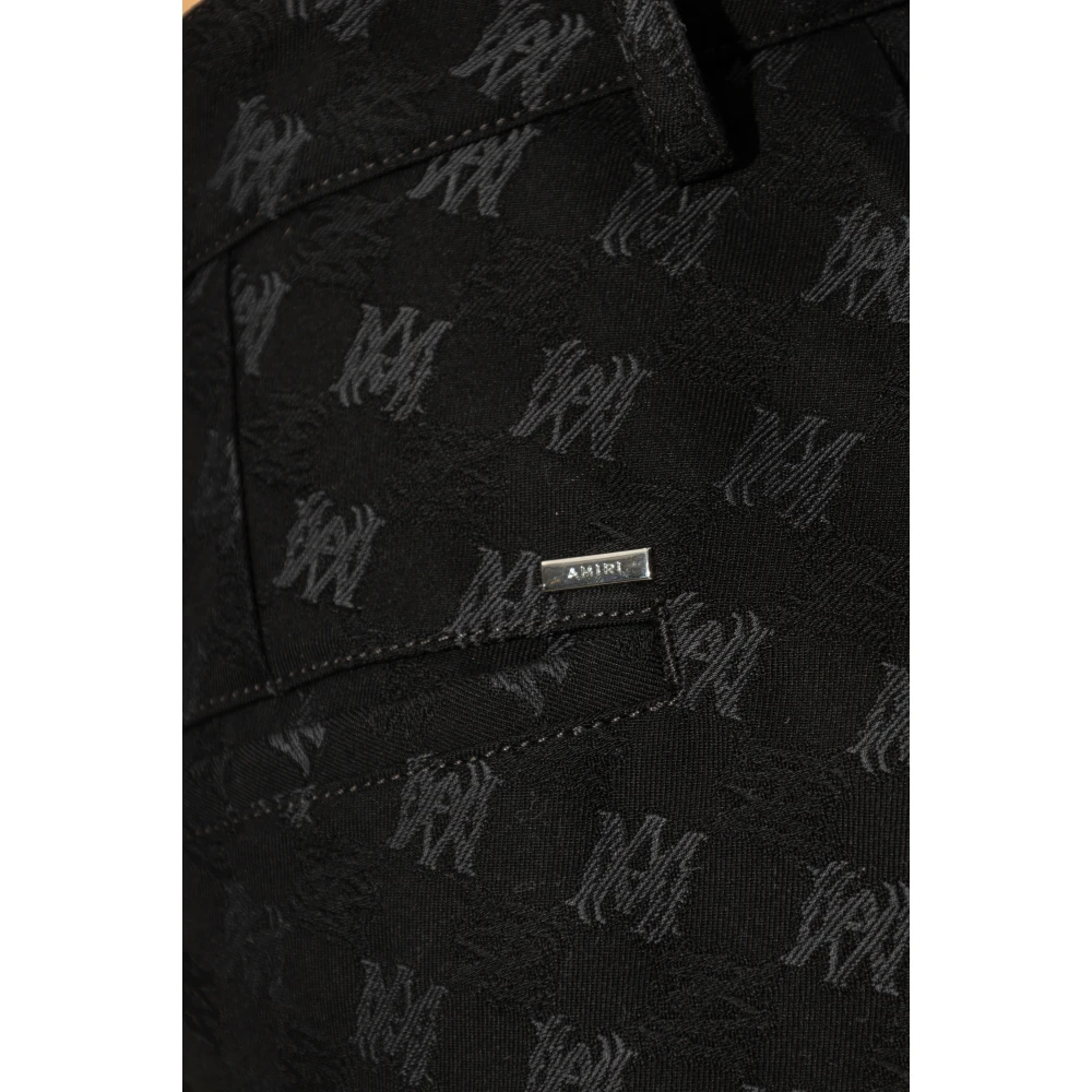 Amiri Monogram Shorts Black Heren