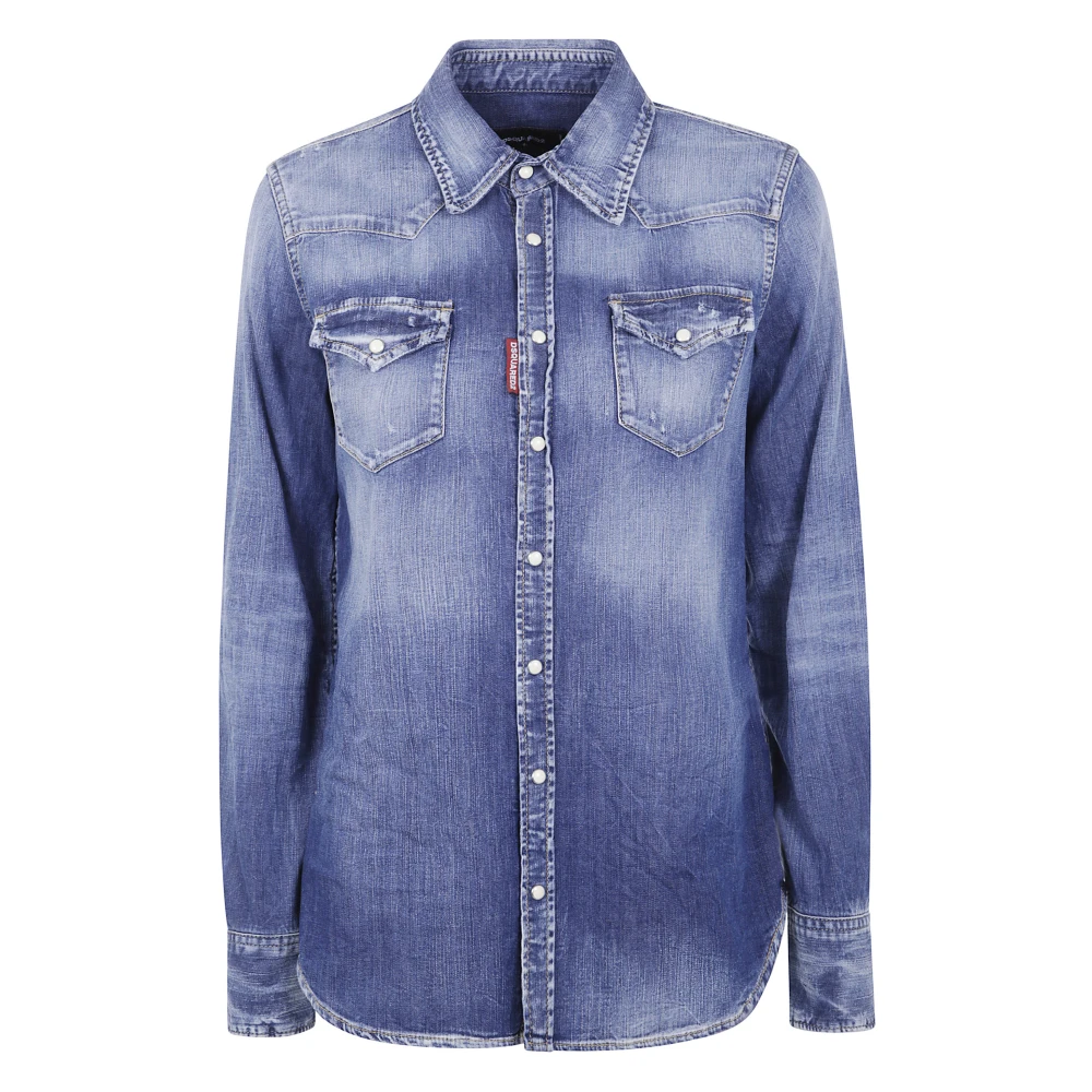 Blouses & Shirts > Denim Shirts - - Dsquared2 - Modalova