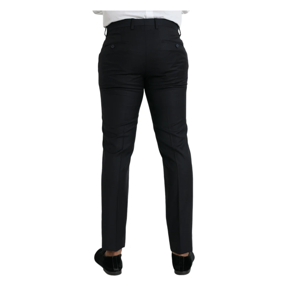 Dolce & Gabbana Donkerblauw wol Napoli formeel pak Blue Heren