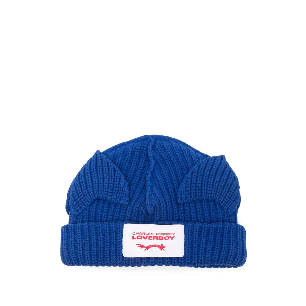 Loverboy by Charles Jeffrey Kobaltblauwe Logo Patch Hoed Blue Heren