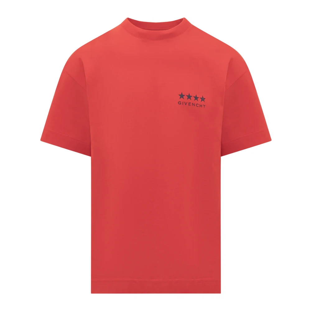 Givenchy Standaard Korte Mouw T-shirts Red Heren