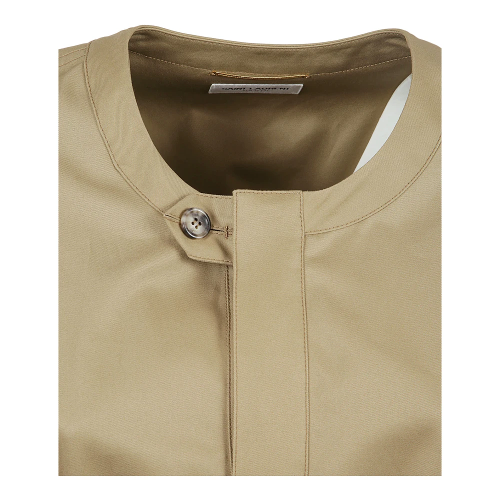 Saint Laurent Beige Jurk Robe Beige Dames