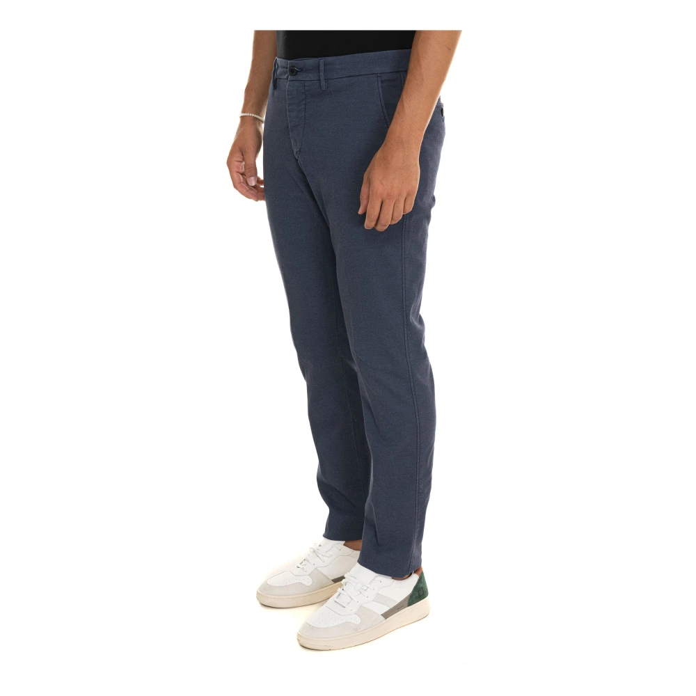 Harmont & Blaine Slim Fit Casual Broek Blue Heren