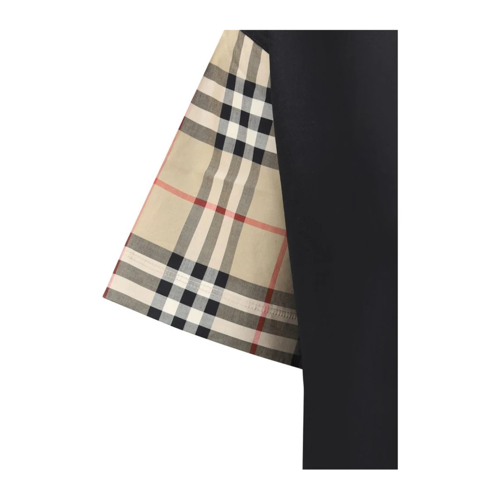 Burberry Archief Check Katoenen T-shirt Black Dames