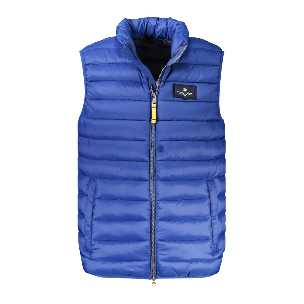Armata Di Mare Blauwe Polyamide Jas Blue Heren