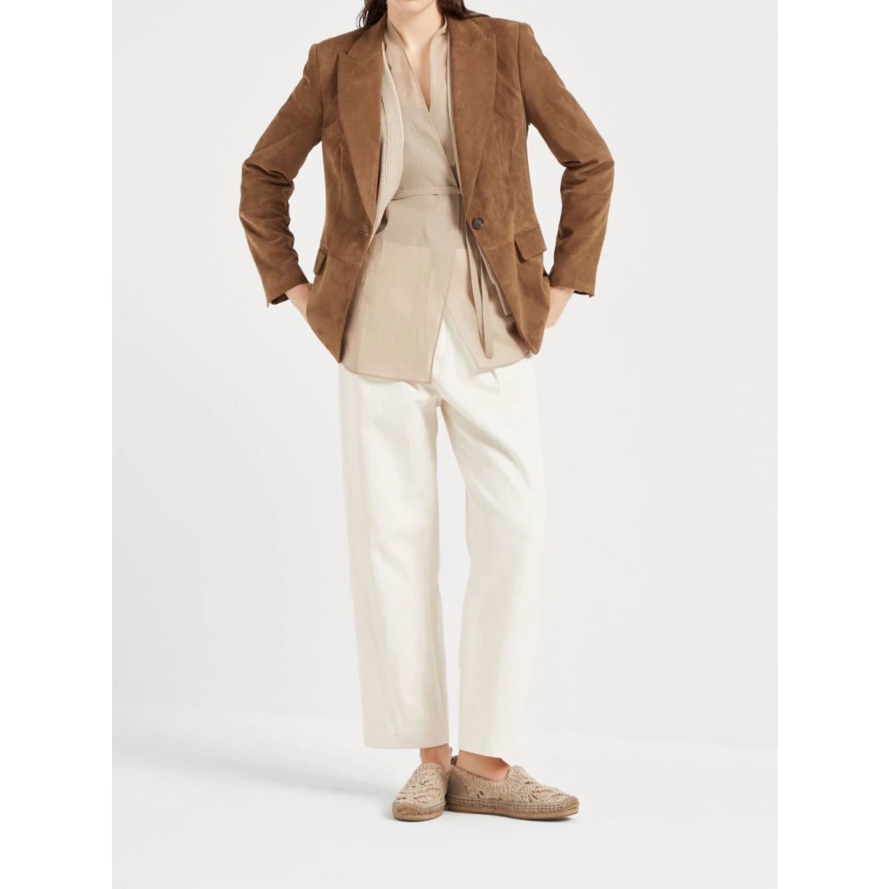 BRUNELLO CUCINELLI Elegante Herenbroek White Dames