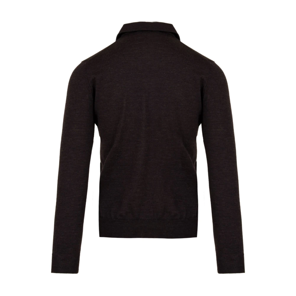 Filippo De Laurentiis Anthracite T-shirts en Polos Gray Heren