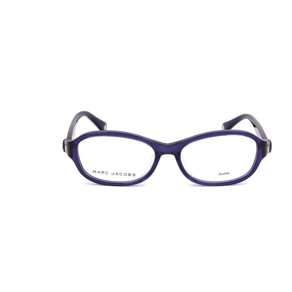 Marc Jacobs Transparante Blauwe Acetaatframebril Blue Dames