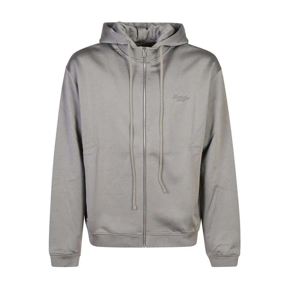Givenchy Grijze Sweatshirt met Rits Gray Heren