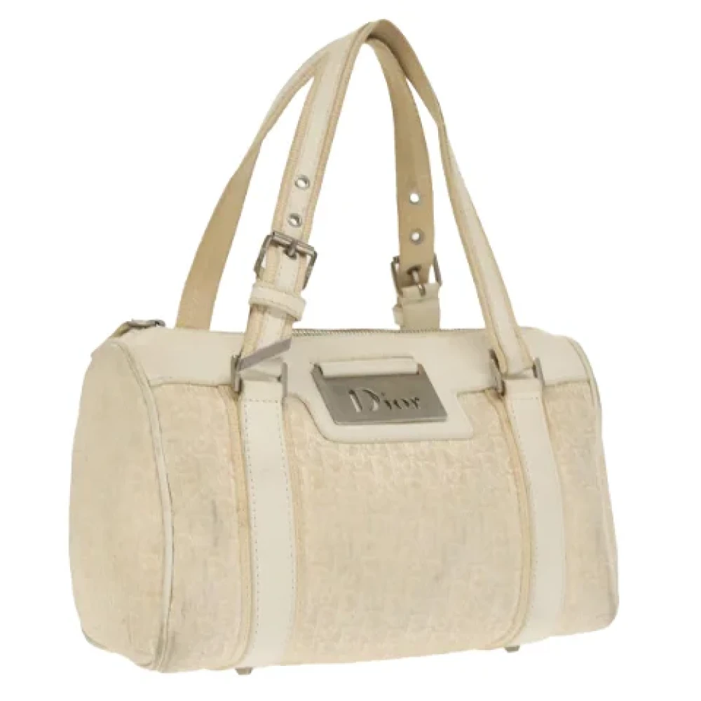 Dior Vintage Pre-owned Canvas dior-bags Beige Dames