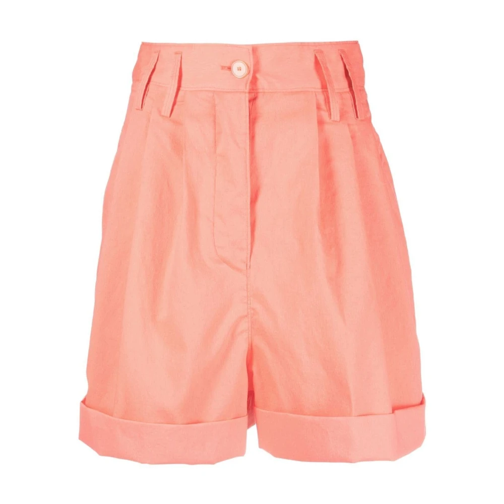 Forte Rode Casual Bermuda Shorts Red Dames
