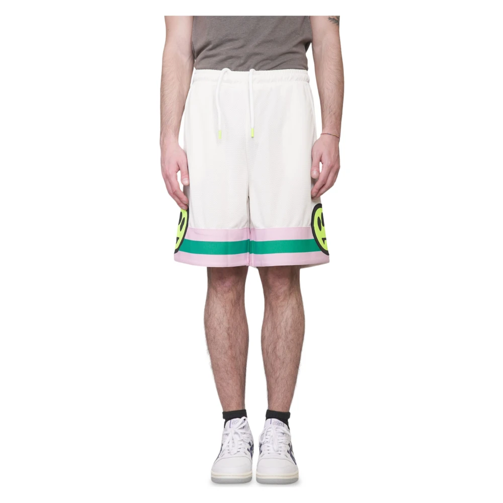 Barrow Mesh Basket Shorts in 002 White, Herr