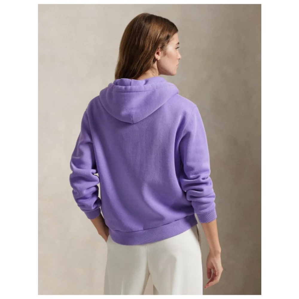 Polo Ralph Lauren Hoodie met rits Purple Dames