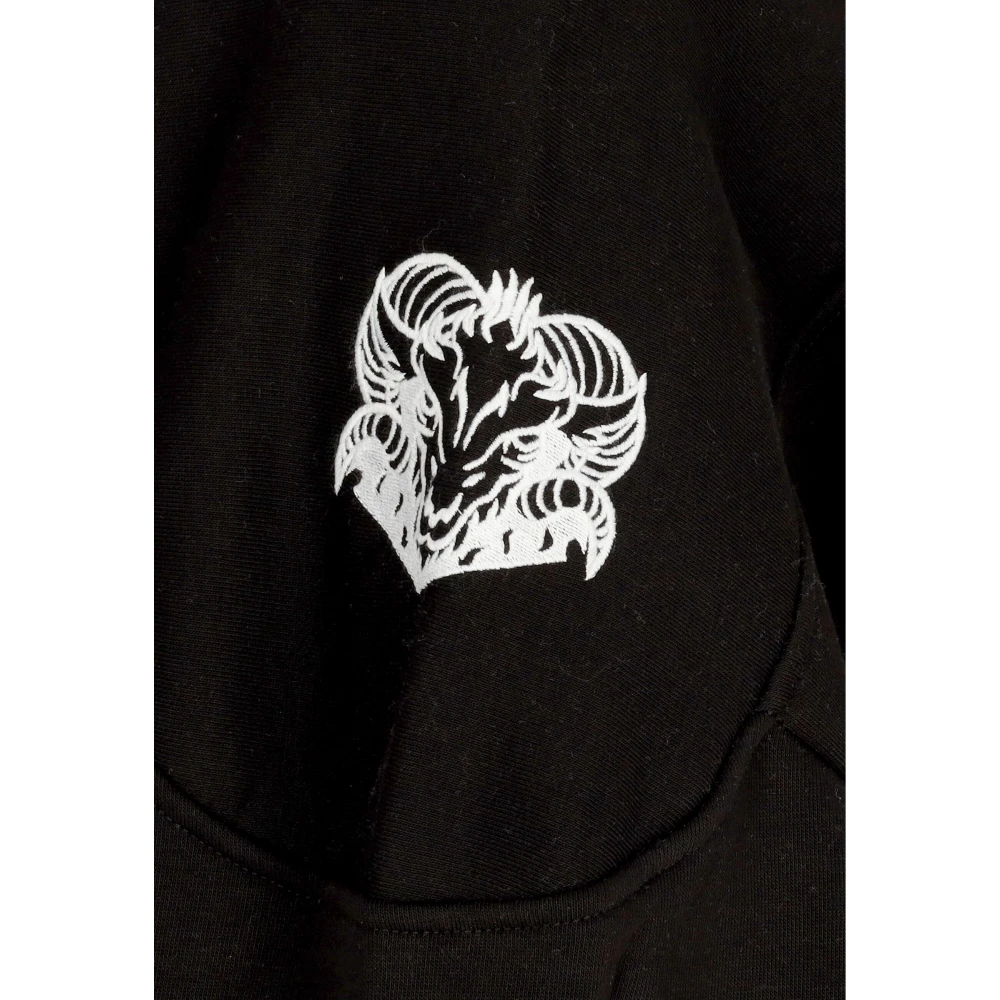 Dolly Noire Zwart Grijs Hockey Crewneck Sweatshirt Black Heren