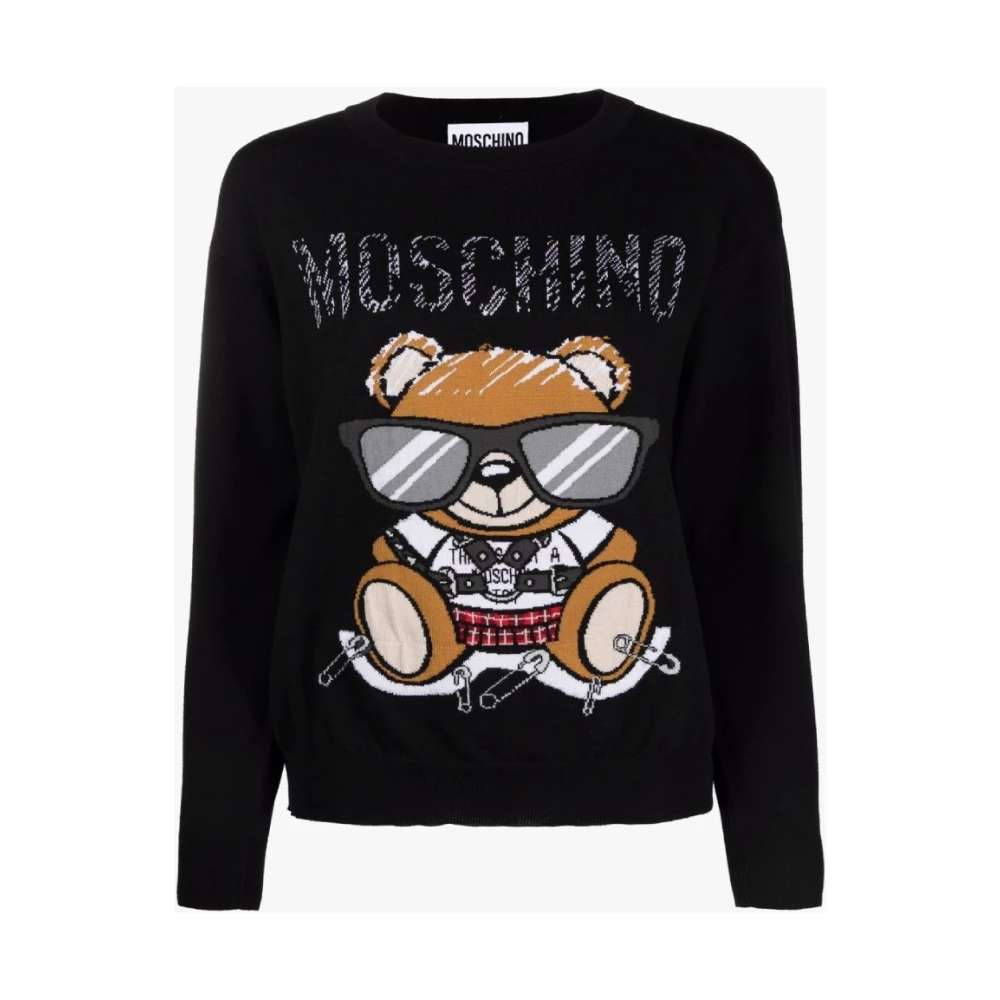 Moschino Fantasy Print Sweater Black Heren