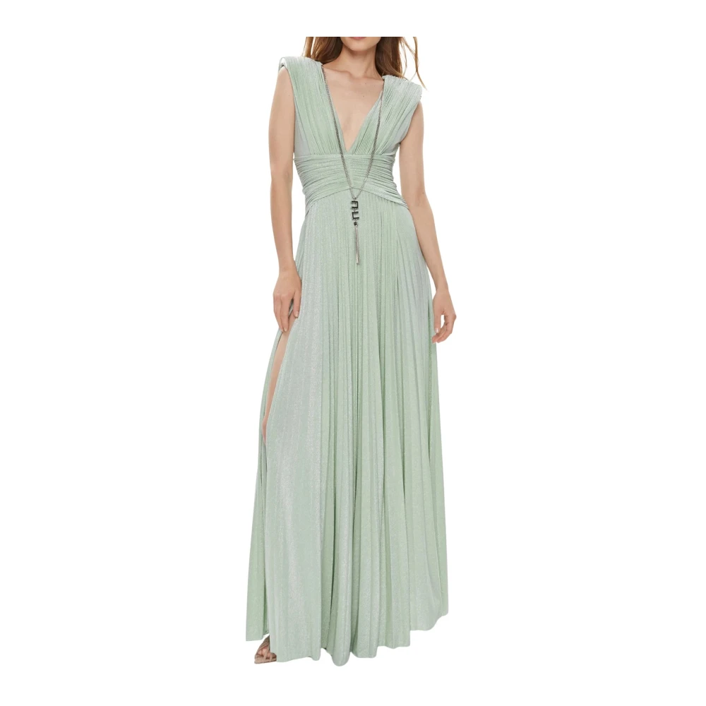 Elisabetta Franchi Stijlvolle Jurk Collectie Green Dames