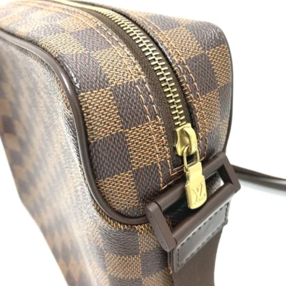 Louis Vuitton Vintage Pre-owned Cotton louis-vuitton-bags Brown Dames