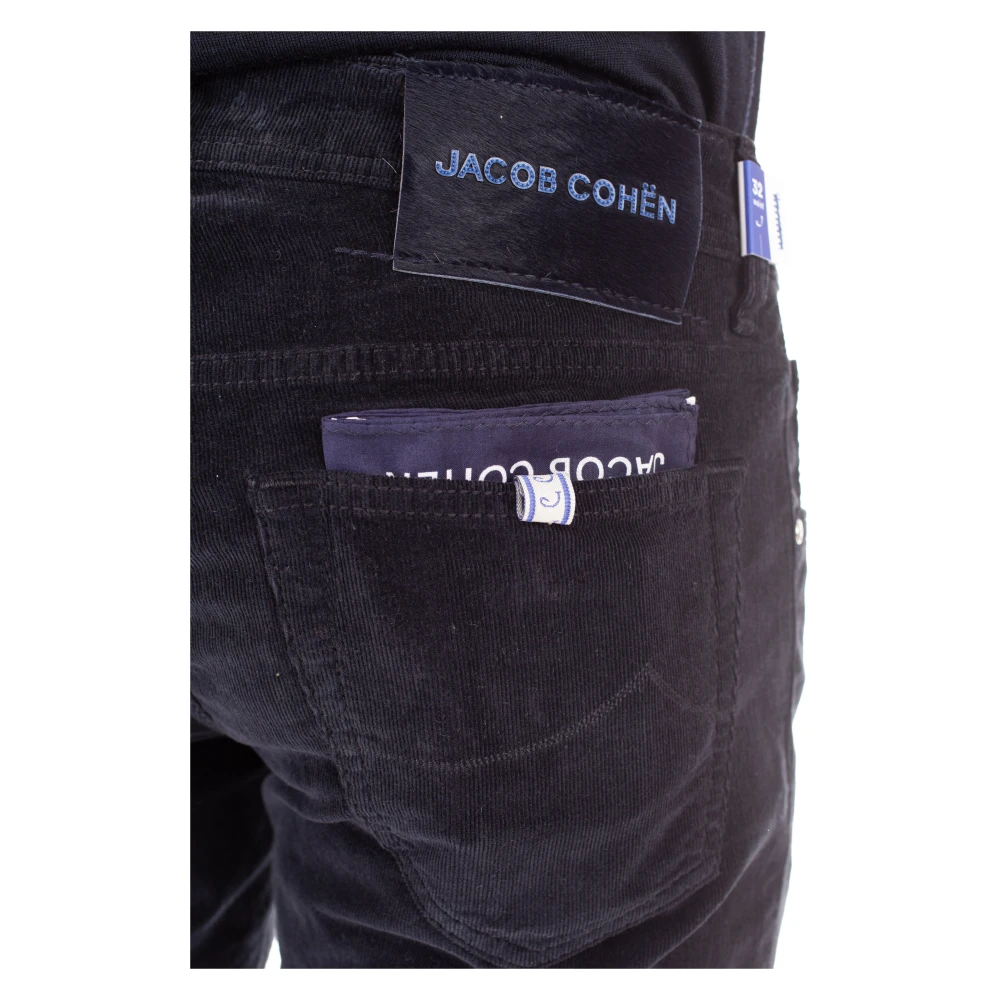 Jacob Cohën Luxe Blauwe 5-Pocket Jeans Blue Heren