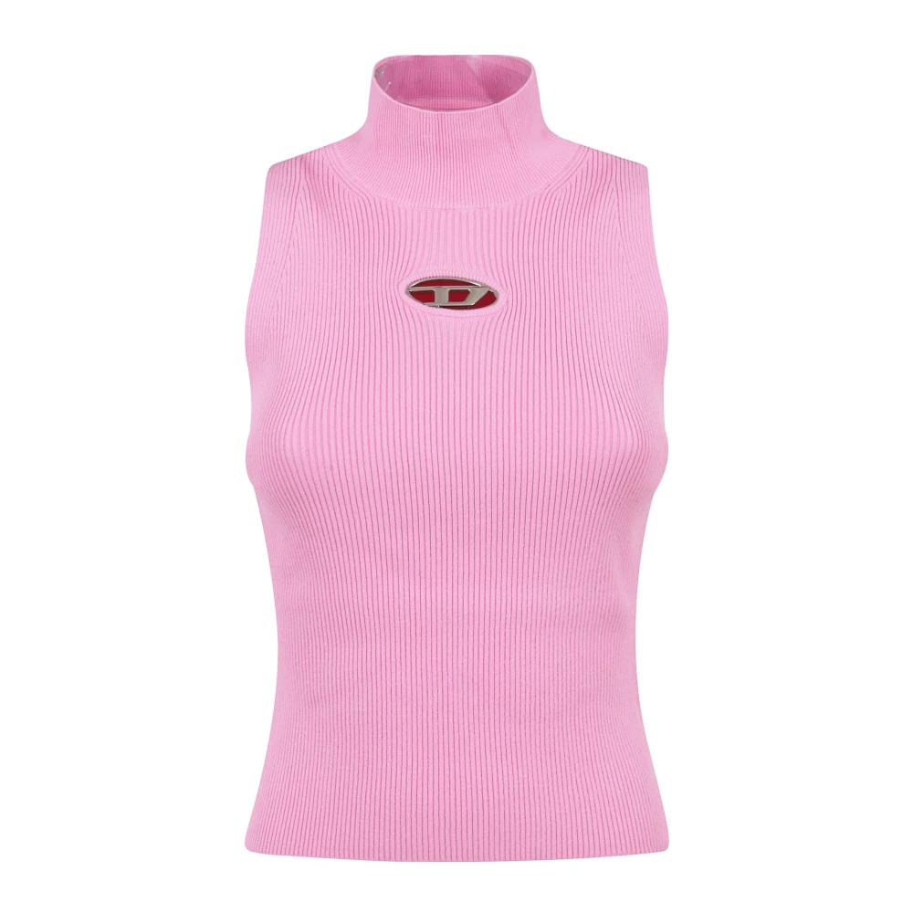 Diesel Top Shirt voor Mannen Pink Dames