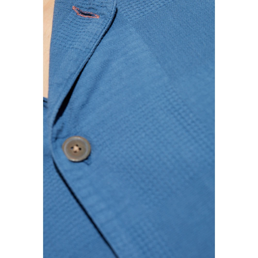 PS By Paul Smith Katoenen korte mouwen shirt Blue Heren