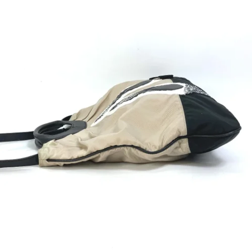 Salvatore Ferragamo Pre-owned Fabric handbags Beige Dames