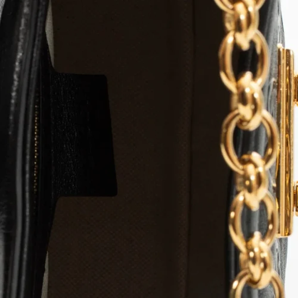 Gucci Vintage Pre-owned Leather gucci-bags Black Dames