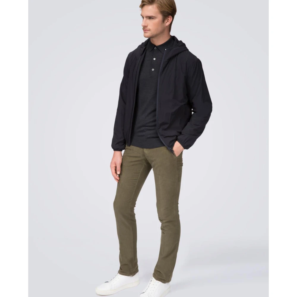 Aspesi Comfort Cappuccio Hoodie Blue Heren