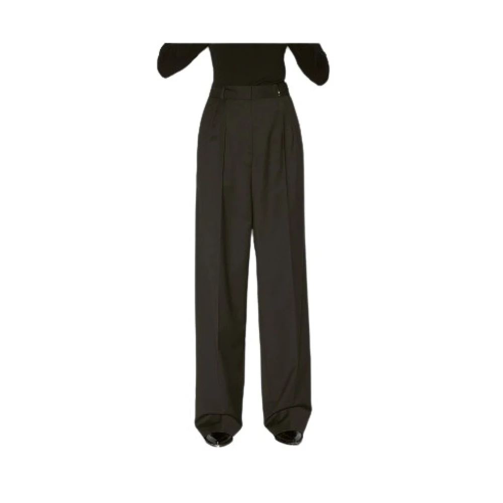 Barbara Bui Elegante wijde broek Green Dames