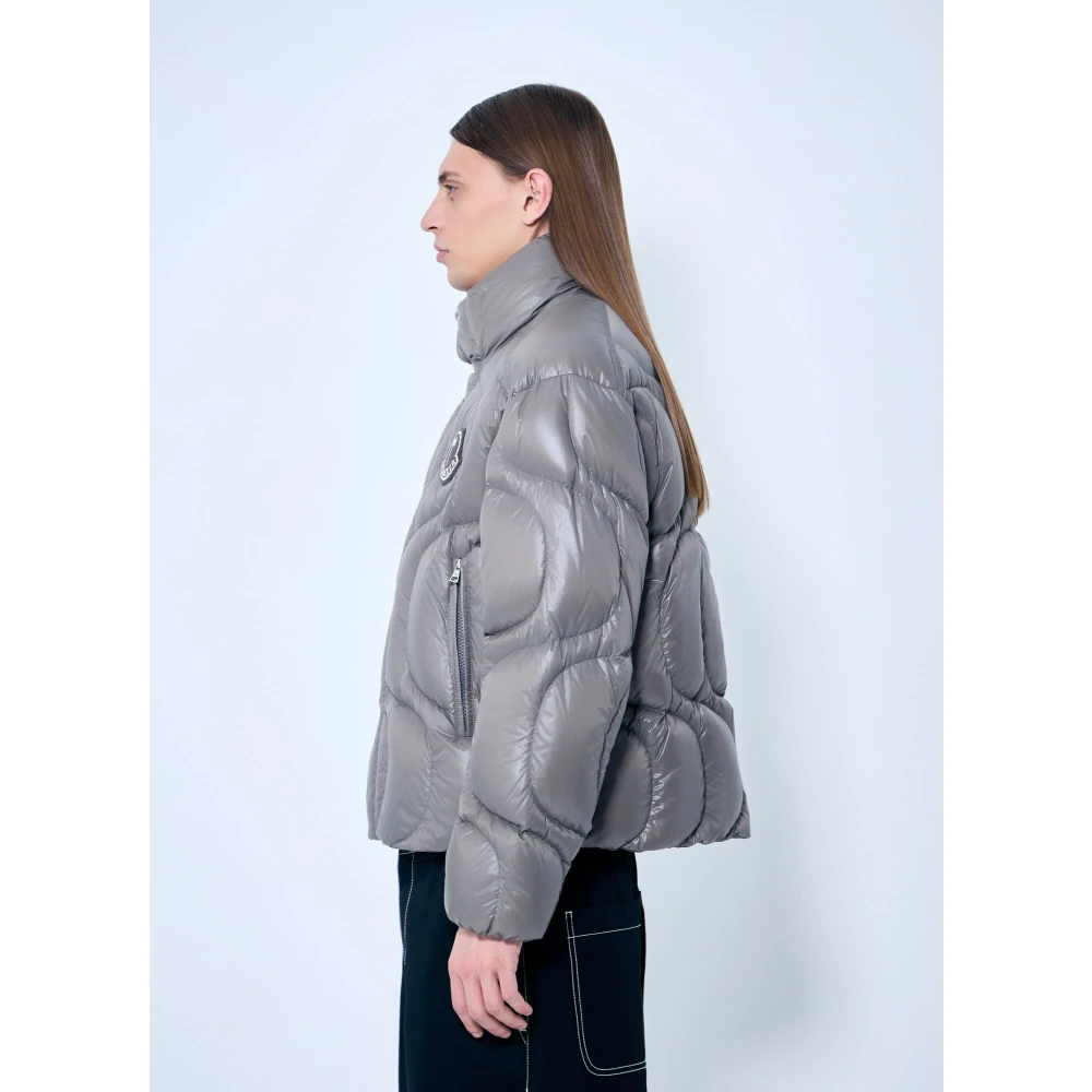 Moncler Golfmotief Donsjack Gray Heren