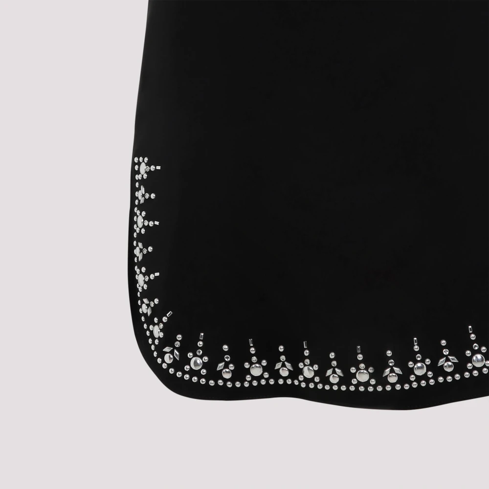 Paco Rabanne Zwarte Mini Jurk Black Dames