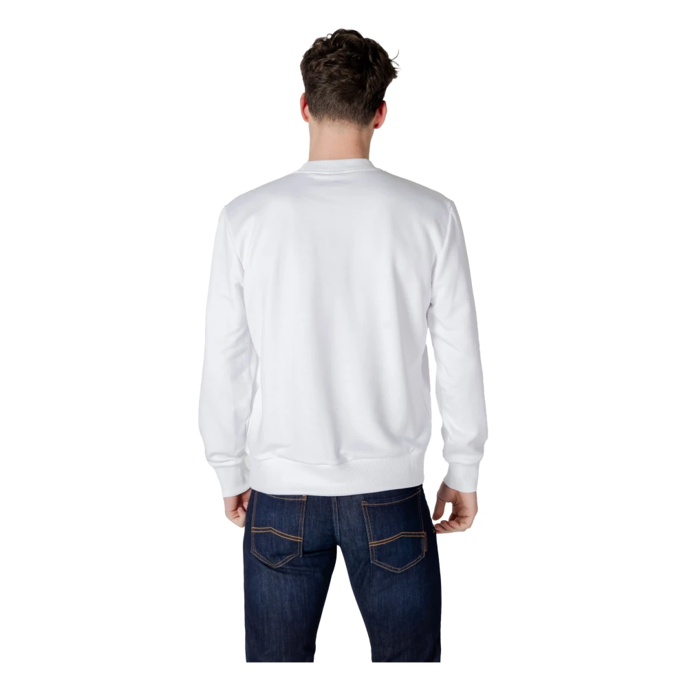 Colmar Witte Langemouw Slip-On Sweatshirt White Heren
