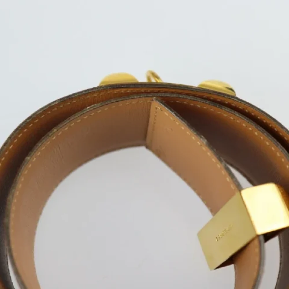 Hermès Vintage Pre-owned Fabric scarves Brown Dames