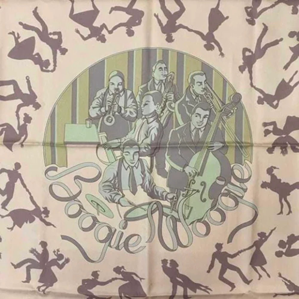 Hermès Vintage Pre-owned Silk scarves Pink Dames