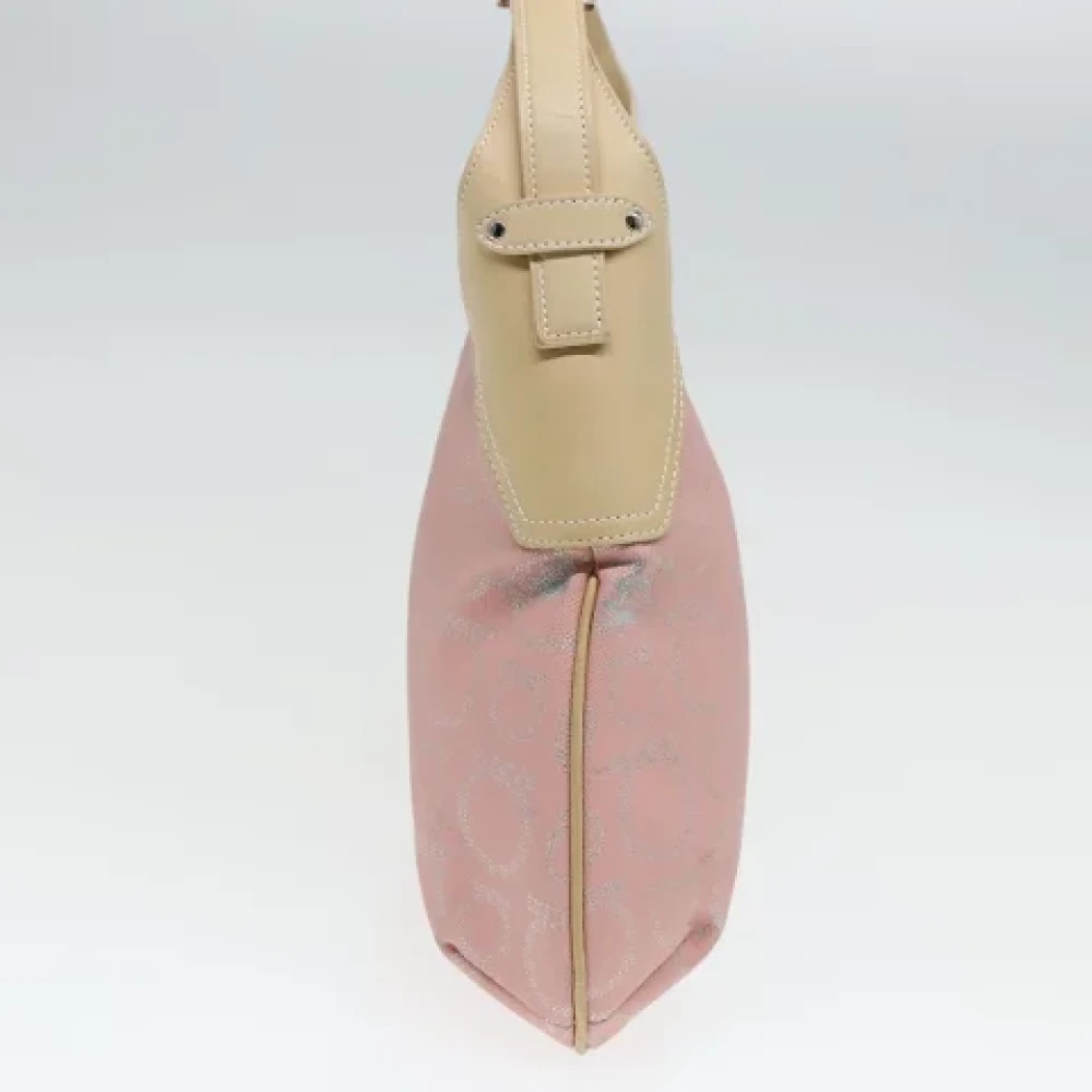 Salvatore Ferragamo Pre-owned Leather shoulder-bags Pink Dames