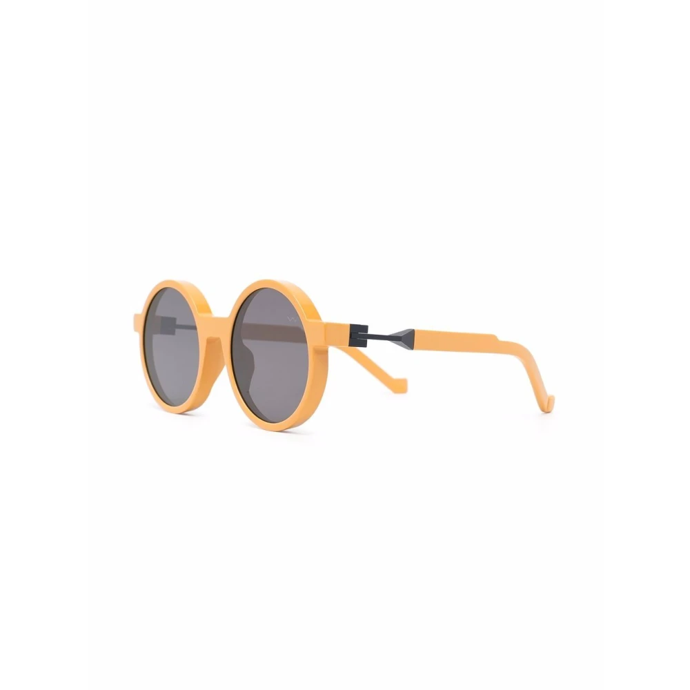 Vava Eyewear Unisex Yellow Sunglasses, 51 Mm, Round Sunglasses