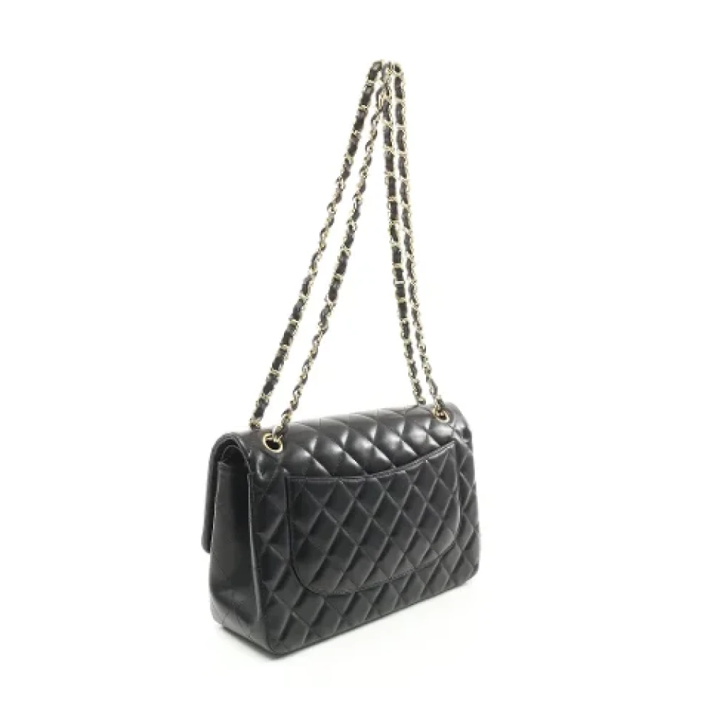Chanel Vintage Pre-owned Leather shoulder-bags Black Dames