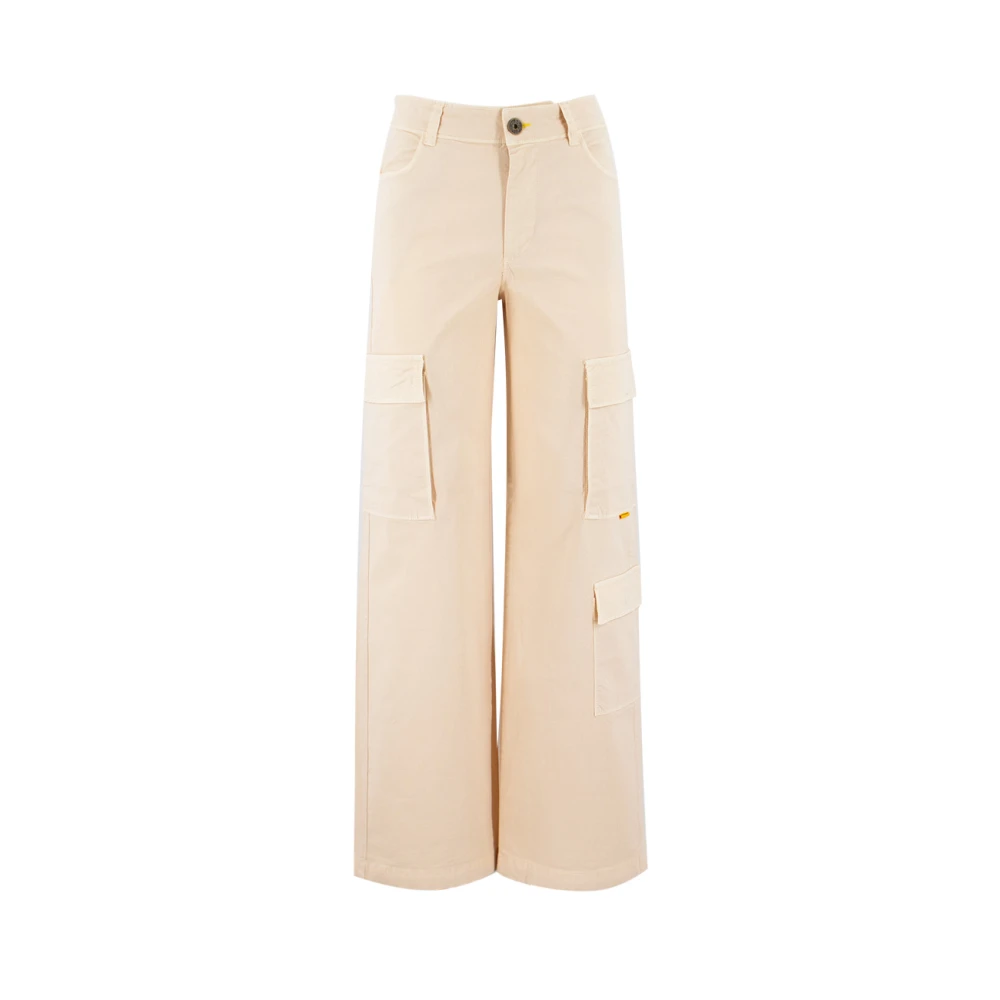 Parajumpers Wide Trousers Beige Dames