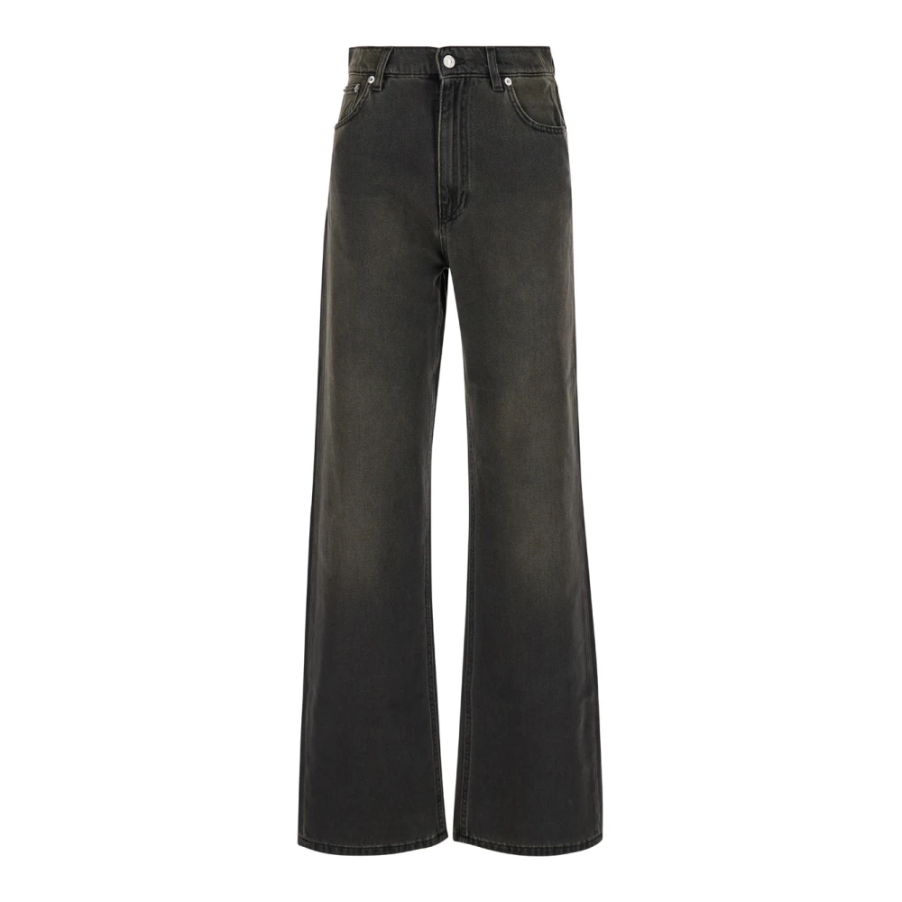 Mauro Grifoni Grijze Denim Bootcut Jeans Gray Dames