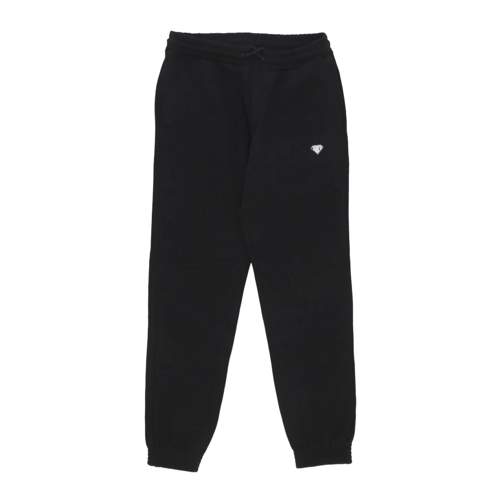 Iuter Zwarte Logo Sweatpants Fleece Trainingspak Black Heren